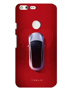 Чохол для Google Pixel XL з картинкою «Tesla Top View»