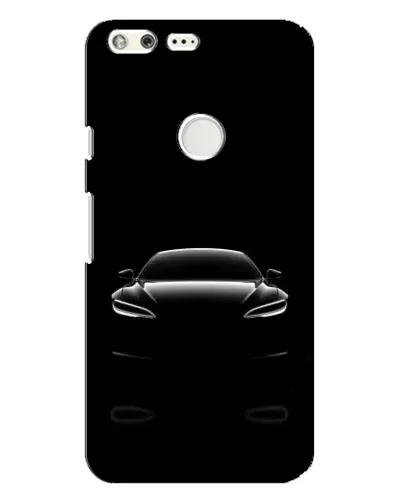 Чохол для Google Pixel XL з картинкою «Силует Tesla Night»