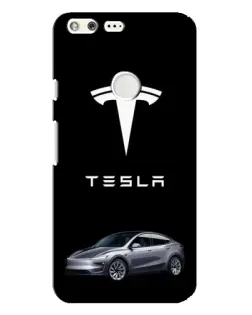 Чохол для Google Pixel XL з картинкою «Tesla Model Y»
