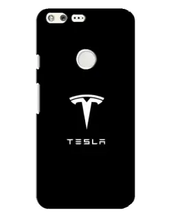 Чохол для Google Pixel XL з картинкою «Tesla White Logo»