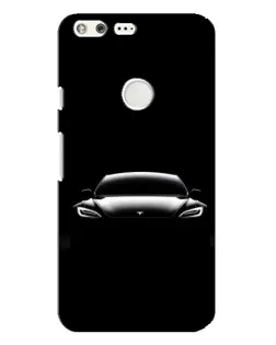 Чохол для Google Pixel XL з картинкою «Фари Tesla Night»