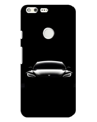 Чохол для Google Pixel XL з картинкою «Фари Tesla Night»