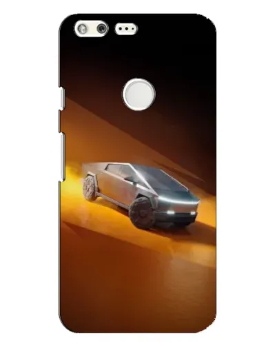 Чохол для Google Pixel XL з картинкою «Cybertruck у пустелі»