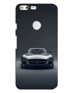 Чехол для Google Pixel XL с картинкой «Mercedes на черном»