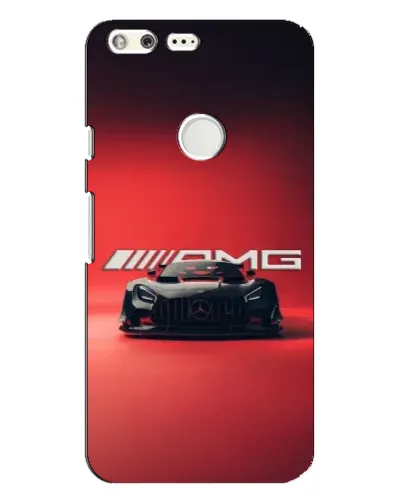 Чохол для Google Pixel XL з картинкою «Mercedes AMG — червона лінія»