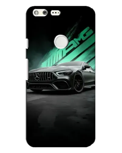 Чохол для Google Pixel XL з картинкою «Темний Mercedes AMG»