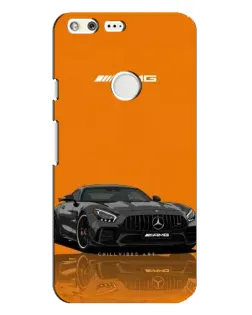 Чохол для Google Pixel XL з картинкою «Помаранчевий Mercedes AMG»