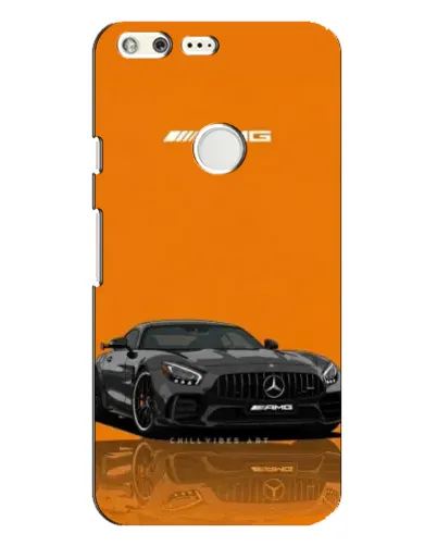 Чохол для Google Pixel XL з картинкою «Помаранчевий Mercedes AMG»