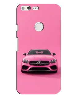 Чохол для Google Pixel XL з картинкою «Рожевий Mercedes AMG»