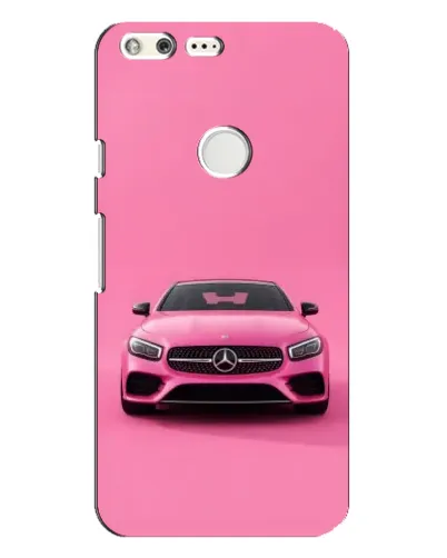 Чохол для Google Pixel XL з картинкою «Рожевий Mercedes AMG»