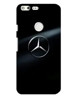Чохол для Google Pixel XL з картинкою «Mercedes на металі»