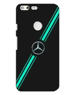 Чехол для Google Pixel XL с картинкой «Спортивные линии Mercedes»