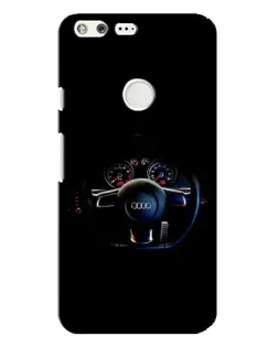 Чохол для Google Pixel XL з картинкою «Салон Audi — кермо»