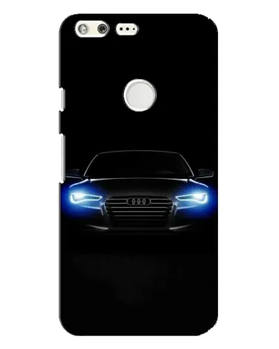 Чохол для Google Pixel XL з картинкою «Audi в неоні»