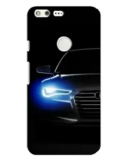 Чохол для Google Pixel XL з картинкою «Неоновий погляд Audi»