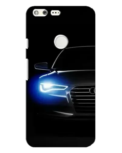 Чохол для Google Pixel XL з картинкою «Неоновий погляд Audi»