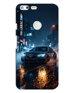 Чохол для Google Pixel XL з картинкою «Нічне місто та Audi»