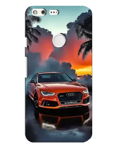 Чохол для Google Pixel XL з картинкою «Audi — захід сонця»