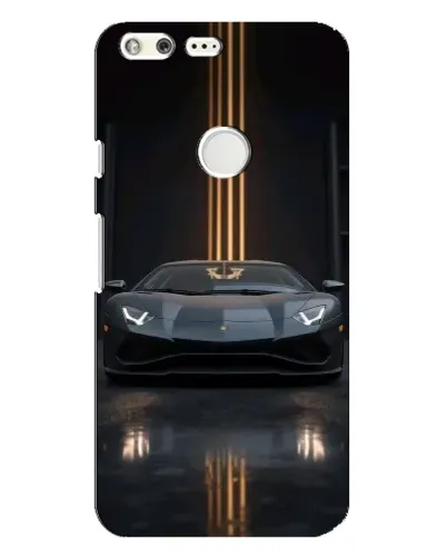 Чохол для Google Pixel XL з картинкою «Lamborghini золоті лінії»