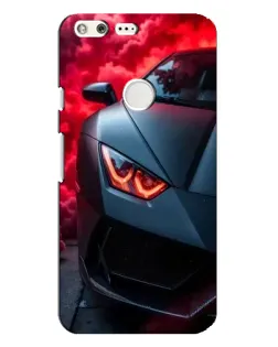Чохол для Google Pixel XL з картинкою «Lamborghini червоне сяйво»