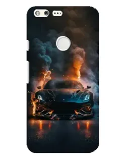 Чохол для Google Pixel XL з картинкою «Lamborghini димна естетика»