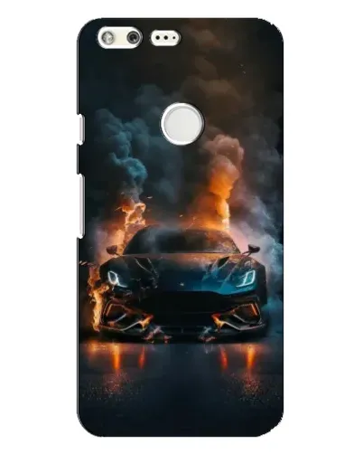 Чохол для Google Pixel XL з картинкою «Lamborghini димна естетика»
