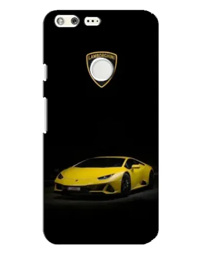 Чохол для Google Pixel XL з картинкою «Lamborghini жовтий акцент»