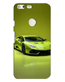 Чохол для Google Pixel XL з картинкою «Салатовий Lamborghini Huracan»