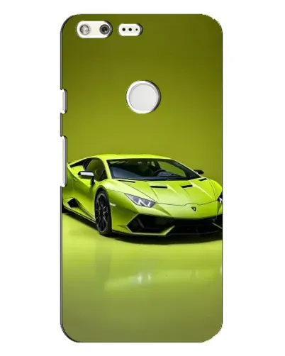 Чохол для Google Pixel XL з картинкою «Салатовий Lamborghini Huracan»