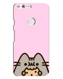 Чохол для Google Pixel XL з картинкою «Pusheen та печиво»