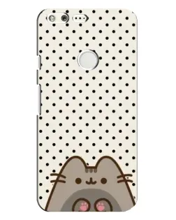 Чехол для Google Pixel XL с картинкой «Пушин в горошек»