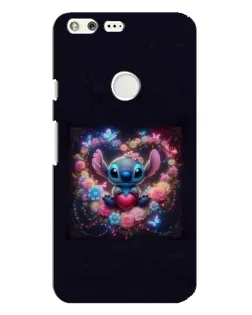 Чехол для Google Pixel XL с картинкой «Stitch в цветах»