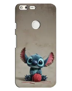 Чехол для Google Pixel XL с картинкой «Стич на коричневом фоне»