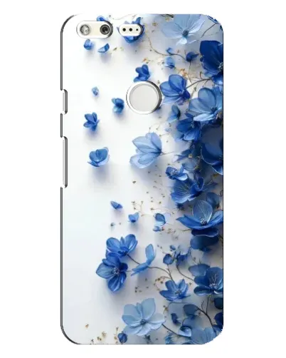 Чохол для Google Pixel XL з картинкою «Блакитний квітковий каскад»