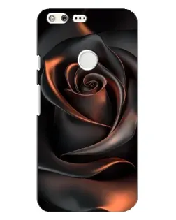 Чохол для Google Pixel XL з картинкою «Шовкова чорна троянда»