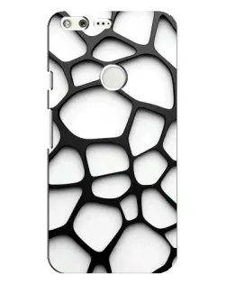 Чохол для Google Pixel XL з картинкою «Біла об'ємна сітка»