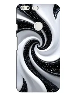 Чохол для Google Pixel XL з картинкою «Чорно-біла спіраль»