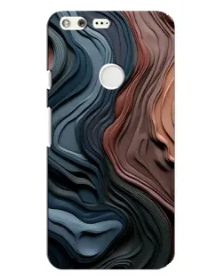 Чохол для Google Pixel XL з картинкою «Кольорові хвилі каньйону»
