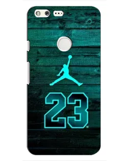 Чохол для Google Pixel з картинкою «Jordan Cyan 23»