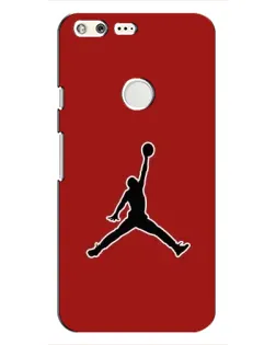 Чохол для Google Pixel з картинкою «Jordan Red Back»