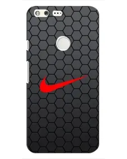 Чохол для Google Pixel з картинкою «Nike — карбонова сітка»