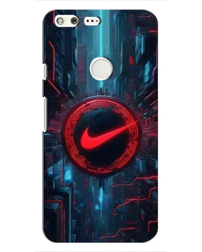 Чохол для Google Pixel з картинкою «Техногенний стиль Nike»