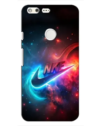 Чохол для Google Pixel з картинкою «Вогняний логотип Nike»