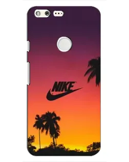 Чохол для Google Pixel з картинкою «Nike на заході сонця»