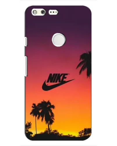 Чохол для Google Pixel з картинкою «Nike на заході сонця»