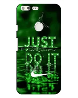 Чохол для Google Pixel з картинкою «Зелений неоновий Nike»