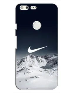 Чохол для Google Pixel з картинкою «Nike — зимові гори»