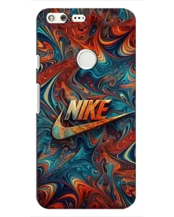 Чохол для Google Pixel з картинкою «Nike в абстракції»