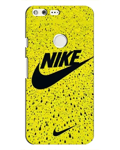 Чохол для Google Pixel з картинкою «Жовтий текстурний Nike»