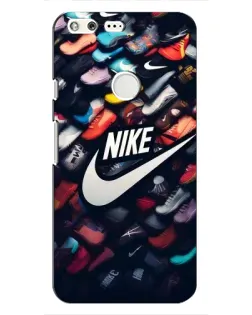 Чохол для Google Pixel з картинкою «Колекція кросівок Nike»